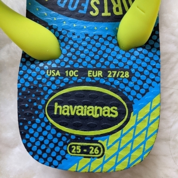 Havaianas kids toddler flip flop thong sandals 10c - Picture 3 of 3